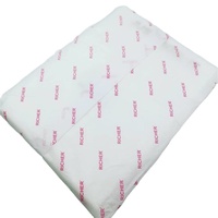Papier de soie d'emballage de luxe imprimé 17 g/m² de haute qualité pour cadeaux, vêtements et fleurs, personnalisable