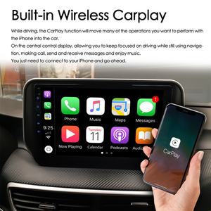 Autoradio 8 Go + 128 Go avec commande vocale IA et CarPlay pour HYUNDAI TUCSON IX35 2018-2020, Navigation GPS, Lecteur Multimédia Vidéo Android 13, 2 Din - Product Image 5