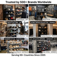 Présentoir sur pied en métal personnalisé pour casquettes de baseball, snapback et chapeaux bob – Organisateur de casquettes pour la vente au détail