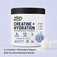 Poudre d'hydratation à la créatine OEM ODM |   5g de créatine monohydrate, 1,5g de bétaine |   4 électrolytes certifiés GMP |   Échantillonnage rapide