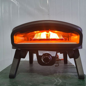Horno de Pizza Portátil de Hierro Fundido con Recubrimiento en Polvo de 14 Pulgadas, Moderno, <span class=keywords><strong>a</strong></span> Gas, con <span class=keywords><strong>Piedra</strong></span> <span class=keywords><strong>para</strong></span> Pizza, <span class=keywords><strong>para</strong></span> Uso en Interiores y Exteriores - Product Image 1