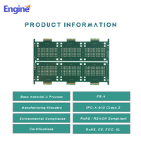 Fabricant professionnel de PCBA OEM, conception de module de circuit imprimé LED personnalisé multicouche double face FR4, service d'assemblage
