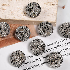 ลูกปัดอะคริลิคแบบรูตรงมีรูและพลอยเทียมหลากสี5ชิ้น/แพ็คสำหรับทำเครื่องประดับ - Product Image 2