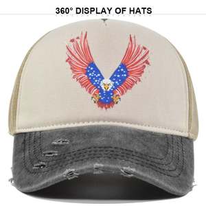 Bsci Custom Low Profile Country Flag Print Vintage Dad Hat Gorras de béisbol baratas de algodón lavado sin estructura - Product Image 3