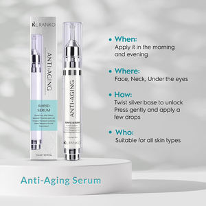 Suero Antienvejecimiento de Acción Rápida de Marca Privada OEM con Retinol, Péptidos, Ácido Hialurónico, Relleno de Arrugas, Reafirmante Instantáneo, Piel Juvenil - Product Image 6