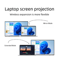 Moniteur portable IPS de 21,5 pouces, 100% SRGB, 300 nits, à utiliser comme écran d'extension pour ordinateur portable