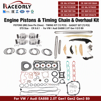 Kit de révision moteur RACEORLY alésage standard 82,5 mm, vilebrequin forgé pour VW Audi A4 B9 Q5 EA888 Gen3 2.0T GTI, usiné CNC