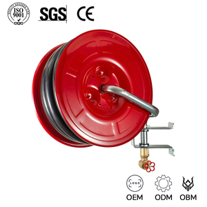 Enrouleur de tuyau d'incendie à bras oscillant conforme à la norme française EN 694  DN25, type 1 pouce, 30 mètres - Product Image 2