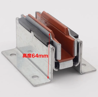 Pièces d'ascenseur : Douille de guidage en acier Kone 9mm 10mm 16mm pour rail de guidage de contrepoids, pour usage hôtelier