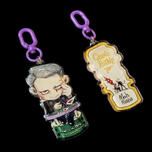 OEM ODM Charm de Acrílico Epoxi de Doble Cara de 4.7 cm con Personaje de Anime Mads Mikkelsen, 9 Diseños, Coleccionable para Fans - Product Image 3