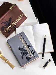 Cultural Creative Art A6 Notebook Exquisite Pocket <b>Journal</b> High-Value Lined Pages Customizable Logo Portable Business Office - Product Image 5