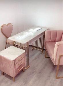 Chaises de salon roses, meubles de salon, chaise de coiffure, chaise de coiffeur pour <span class=keywords><strong>femme</strong></span>, <span class=keywords><strong>coupe</strong></span> de <span class=keywords><strong>cheveux</strong></span> - Product Image 4