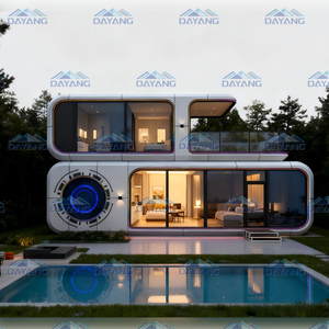 Villa capsule préfabriquée <span class=keywords><strong>de</strong></span> luxe Dayang Factory <span class=keywords><strong>avec</strong></span> installation facile pour camping, complexe hôtelier et <span class=keywords><strong>chalet</strong></span> - Product Image 2