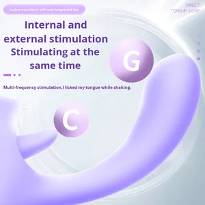 Mini vibrador de punto G alimentado por USB para adultos Consolador de amasado de rosas para burlas sexuales de niñas Mini masturbación vaginal - Product Image 3