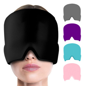 Kustom migrasi dan ketegangan sakit kepala menghilangkan sakit kepala elastis dapat digunakan kembali dan sakit kepala Gel pereda migrain topi - Product Image 2