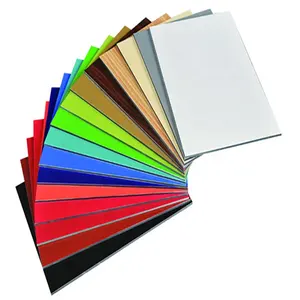 Solid/Metallic/Brushed/Wood/Stone/3D Fireproof Alucobond Sheets Aluminum Composite Panels ACM Sheets