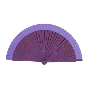 Abanico de Madera de Color Sólido Español, Abanico Plegable de Bambú Chino Portátil, Regalos de Boda para Invitados, Decoración de Fiestas, Abanico de Arte y Danza - Product Image 3