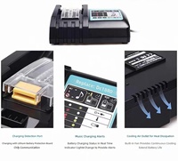 Batterie au lithium 18V compatible Makita DC18RC
