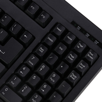 Keyboard Kabel Standar Ukuran Besar dengan Touchpad dan Tombol Mouse untuk Keyboard Desktop Rumah/Kantor