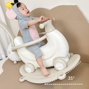 Voiture à bascule banane 5 en 1 pour bébés, cheval à bascule anti-chute amélioré, voiture à bascule pour tout-petits, scooter pour cadeaux de 1er anniversaire - Product Image 5