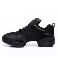 Zapatillas de Baile de Jazz y Hip Hop para Mujer, Parte Superior de Malla Ligera, Suela de Poliuretano, Zapatos Deportivos Casuales