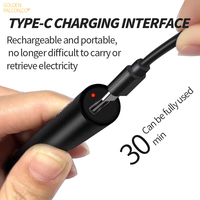 Kit de fer à souder sans fil rechargeable Type-C, 3 niveaux de température, avec fil à souder de 10g 0,8mm et support pour travaux de réparation électronique en extérieur