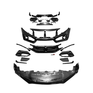 Nouveaux kits de carrosserie et pare-chocs de style Typer adaptés aux Honda Civic Hatchback 2016-2021 et mise à niveau pour berline - Product Image 1