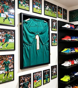 Custom Wooden Hinged Jersey <strong>Shadow</strong> <strong>Box</strong> <strong>Frame</strong> Front Loading Swing Door Sport Memorabilia Display Case Gym Decor Wood <strong>Frame</strong> - Product Image 3