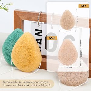 Label pribadi 100% arang aktif alami Jepang spons Konjac bola pembersih wajah organik - Product Image 4