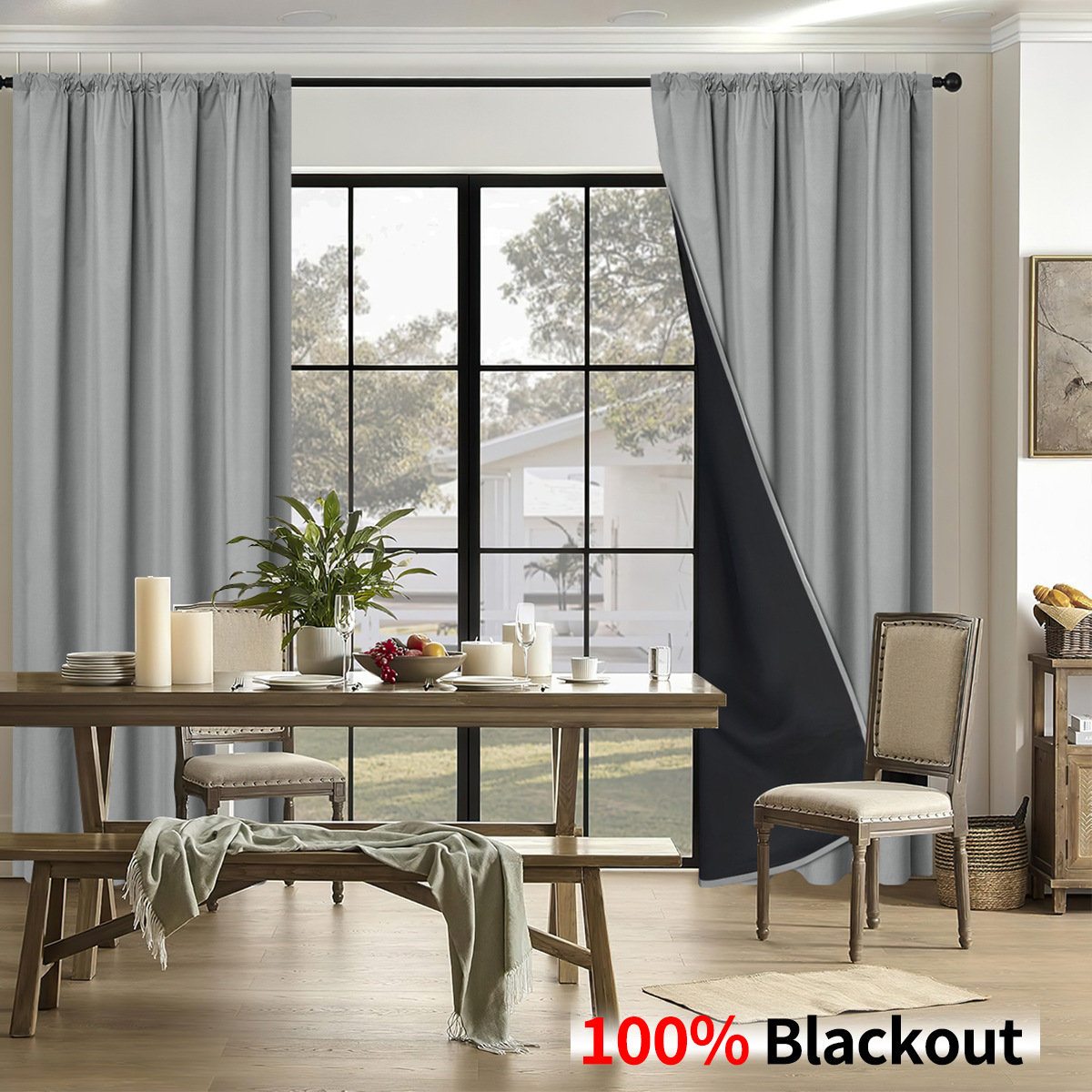 สีเทาอ่อน [ปิดทึบ 100%]
