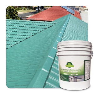 Rivestimento Isolante Termico a Base d'Acqua per Tetti, <span class=keywords><strong>Vernice</strong></span> Spray Riflettente per Tetti Verdi - Product Image 1