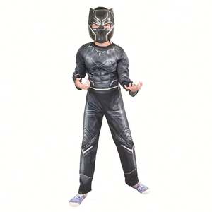 Anime Heroes Cosplay Costume pour Adultes Halloween Homme <span class=keywords><strong>Black</strong></span> <span class=keywords><strong>Panther</strong></span> Wolverine Muscle Dress for Stage Show - Product Image 5