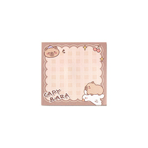 Capybara Cartoon <b>Sticky</b> <b>Notes</b> Easy To Tear Back To School Memo Pads Paper Matte Varnishing - Product Image 5