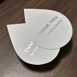 Biglietto di Auguri Aziendale Personalizzato con Logo in Lamina d'Oro, Stampa Fronte-Retro, Cartolina Promozionale Aziendale, Biglietto di Ringraziamento - Product Image 4