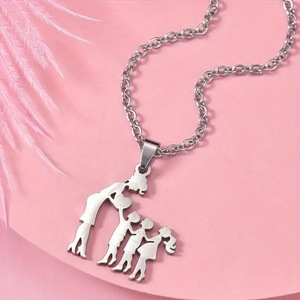 Nouveaux Colliers Pendentifs en Acier Inoxydable 2026 pour Maman, Fille, Sœur et Frère – Cadeaux Parfaits pour la Famille - Product Image 4