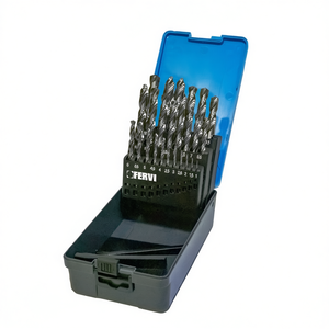 Fervi Cylindrical Twist Drill Set 1.5 To 13 Mm Metal Drilling <b>Tools</b> - Product Image 2