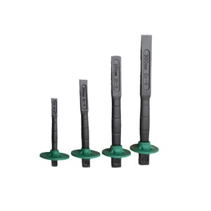 Flat Chisels 18 20 25 30 Mm Chrome Vanadium Steel Industrial Grade Masonry Tools With Anti Slip Handle And Handguard - Product Image 1