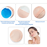 World-Bio Custom Portable Mini Shaped Gel Ice Pack Ecológico Reutilizable Hot Cold Pad para suministros de terapia de rehabilitación del dolor