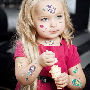 Juego de pegatinas de tatuaje <span class=keywords><strong>para</strong></span> <span class=keywords><strong>niños</strong></span>, <span class=keywords><strong>kit</strong></span> de tatuaje profesional de belleza, diferentes diseños, 10 Uds. - Product Image 3