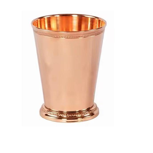 Copa de Julep de latón de calidad superior, copa de Metal de lujo hecha a mano con acabado plateado para whiskys de cóctel de menta, calidad de súper exportación - Product Image 6