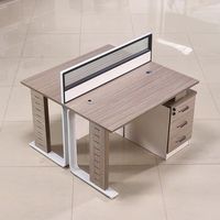 Bureau de travail modulaire pour 2, 4, 6 ou 8 personnes, mobilier de bureau, espace de travail ouvert, poste de travail pour employés