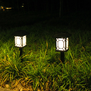 Solar Garden <b>Lights</b> Outdoor Led Waterproof Pathway Lamp For Yard Patio Lawn Decoration With Solar <b>Panel</b> And Battery Included - Product Image 4