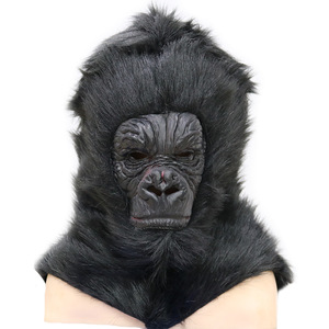 Máscara de Gorila King Kong de Látex, Talla Única, Disfraz de Halloween, Accesorio de Cosplay - Product Image 5