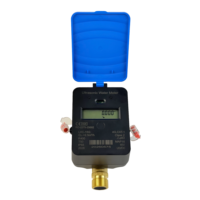 Compteur d'eau ultrasonique intelligent sans fil PN16 DN15 DN32 DN40 avec indicateur de fuite intégré pour usage municipal