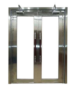 Emballage sécurisé dortoir double feuille design de luxe auditorium bois laminé internat sortie d'urgence porte coupe-feu - Product Image 3