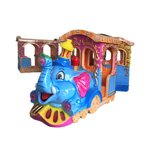 <span class=keywords><strong>Tren</strong></span> elefante Equipo de entretenimiento Fábrica de producción Sin pista Dibujos animados Trenes para niños en venta - Product Image 6