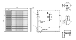 Modules photovoltaïques solaires monocristallins de haute qualité 100W 110W 120W entièrement noirs avec PERC 72 cellules 182mm à bas prix en gros - Product Image 6