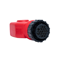 Adaptateur de câble OBD2 9 broches fiable pour camions diesel Cummins, connecteur de terminal de diagnostic, testeur d'ordinateur de bord de camion, lecteur de code pour voitures