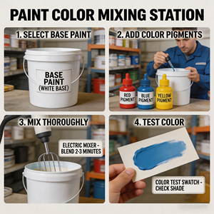 Bunkerway BKW S1 Selfadjustable Water-based Pigment Color Paste for Building Coatings Agitate Application Anhui Origin - Product Image 4