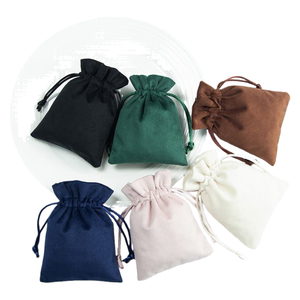 Bolsa de Almacenamiento de Joyas de Terciopelo con Cordón y Logotipo Personalizable <span class=keywords><strong>Lisi</strong></span>, para Collares, Relojes y Gafas, con Impresión y Estampado - Product Image 1